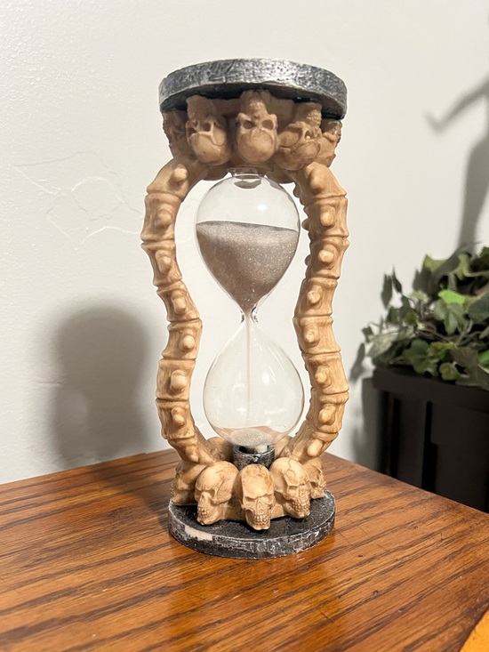 Other - Skull Hourglass with Sand Timer